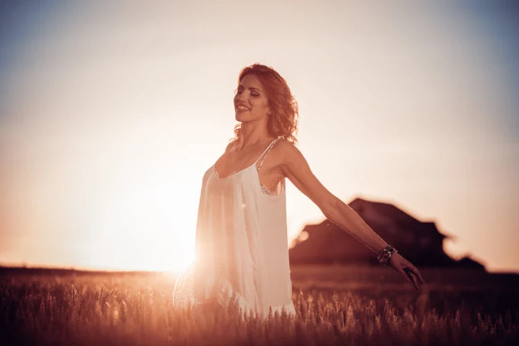 Lady im Sonnenschein