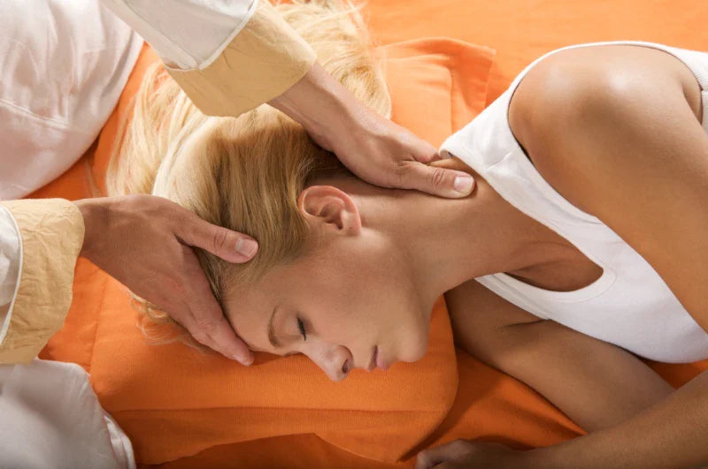 Massage an Frau