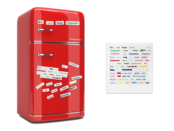 Kühlschrank mit Magneten