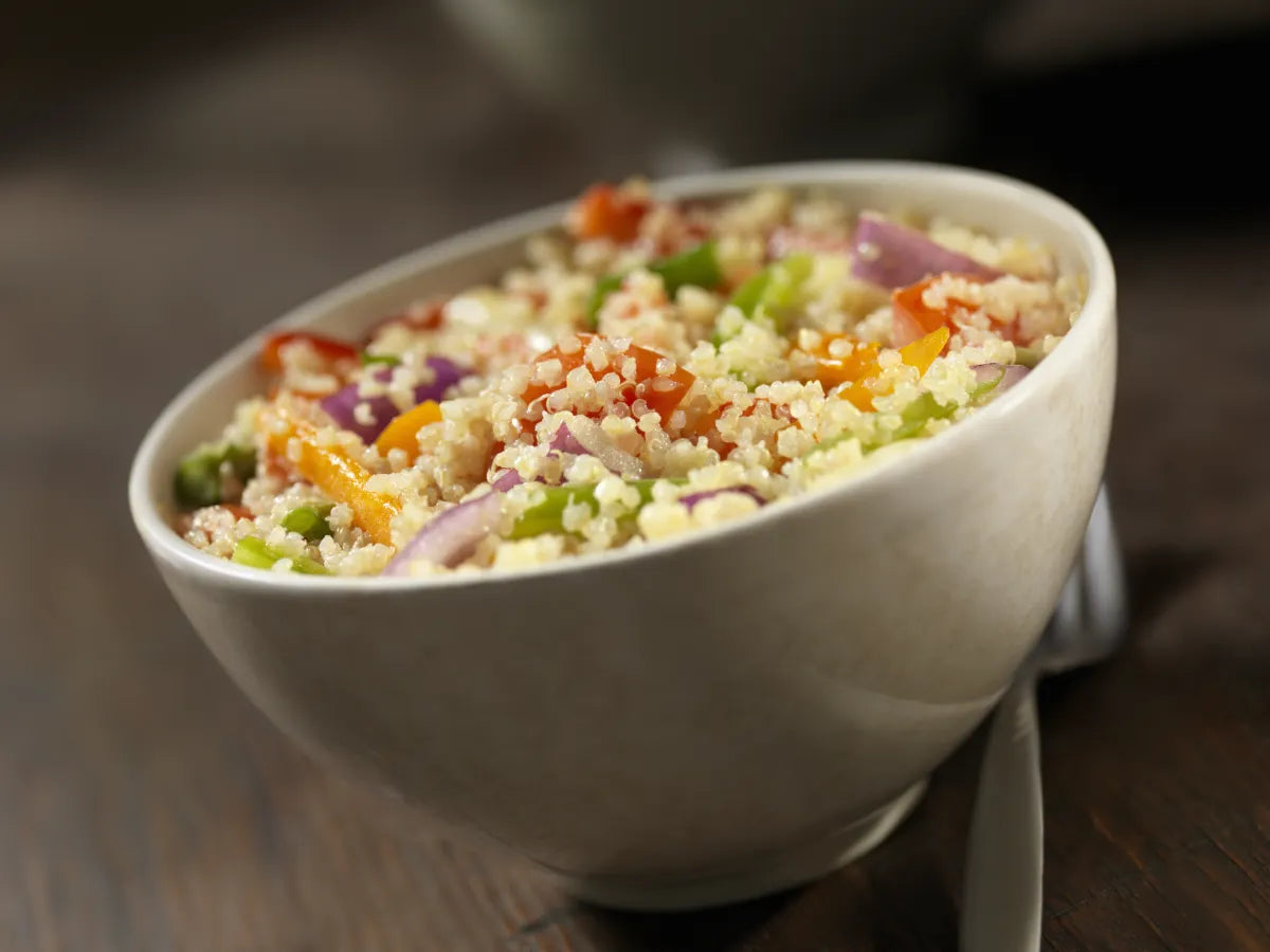 Gemüse und Quinoa