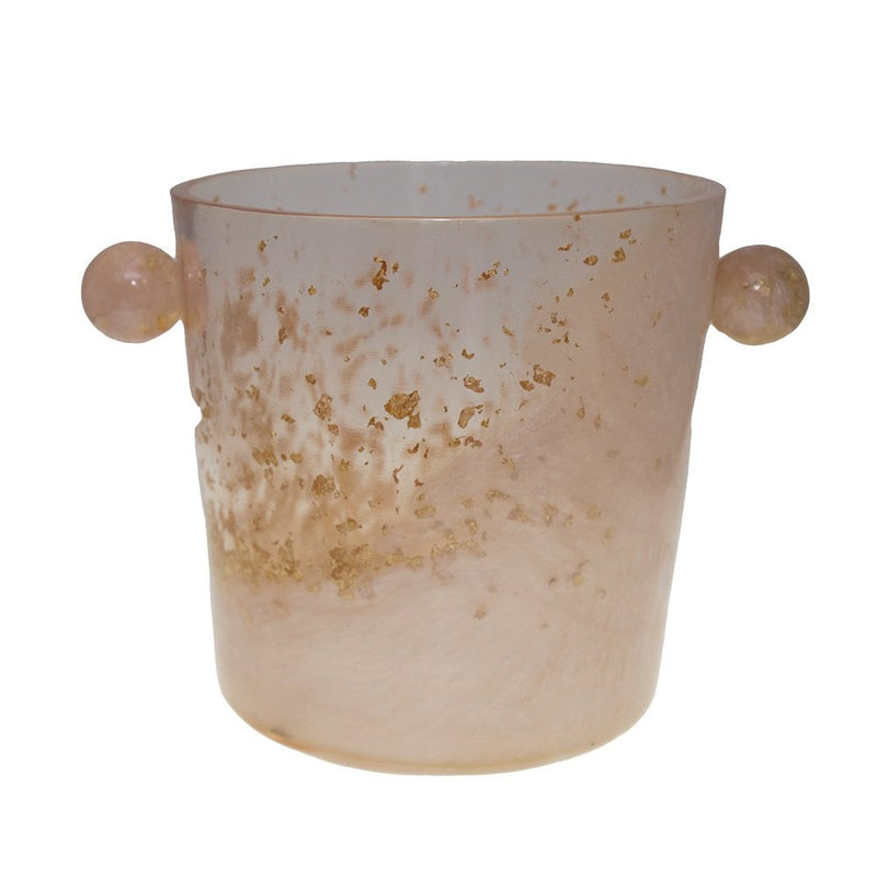 Aulica Champagnerkühler Rosa-Gold – eleganter Flaschenkühler aus Harz