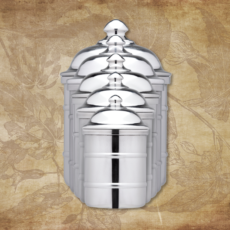Gewürzdosen-Set „Palermo“ aus Aluminium – 5-teilig