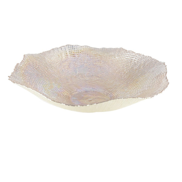Aulica Corolle Schale Amber – große Design-Glasschale 42 cm
