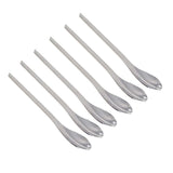 Aulica Teelöffel Silber gehämmert 6er-Set – elegante Kaffeelöffel aus Metall
