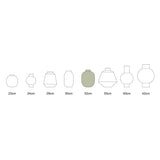 Pip Studio Metallvase Rosa gestreift – dekorative Design-Vase