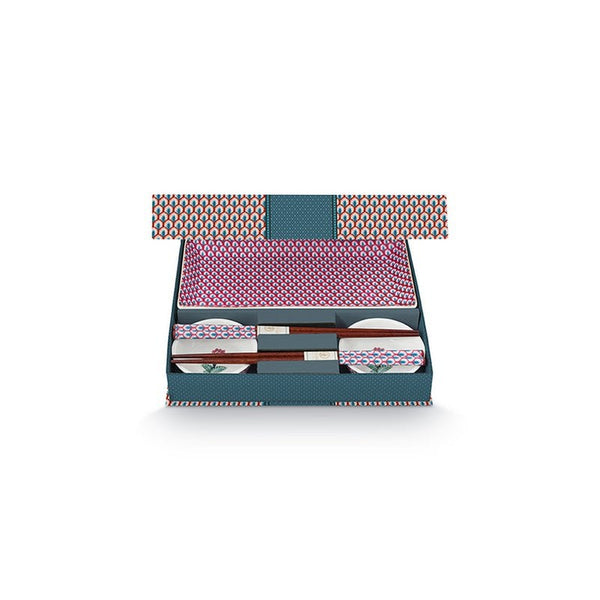 Pip Studio Flower Festival Oriental Geschenkset – 6-teilig in Blau | MAUOALA