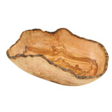 Ovale Schale aus Olivenholz – handgefertigtes Unikat aus Naturholz ca. 33 cm | MAUOLA