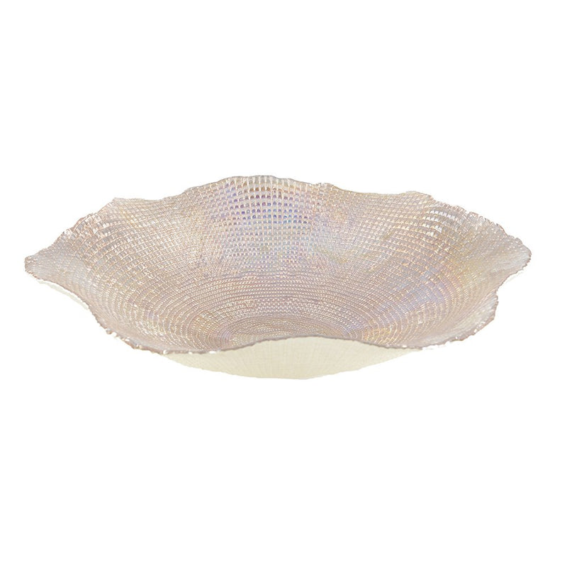 Aulica Glasschale Amber – dekorative Design-Schale 36 cm