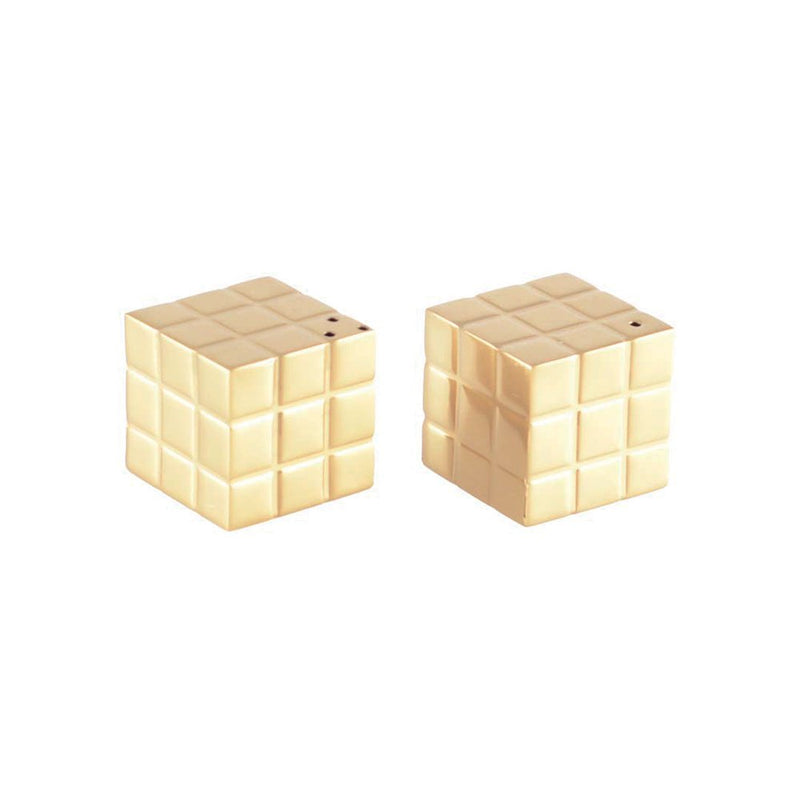 Aulica Salz- & Pfefferstreuer Gold – Würfel Design 3 cm