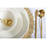 Aulica Dessertlöffel Gold 6er-Set – elegante Kaffeelöffel aus Metall