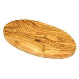 Ovales Frühstücksbrett aus Olivenholz – Servierbrett 30 cm