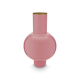 Pip Studio Metallvase Rosa – skulpturale Design-Vase mit modernem Charme
