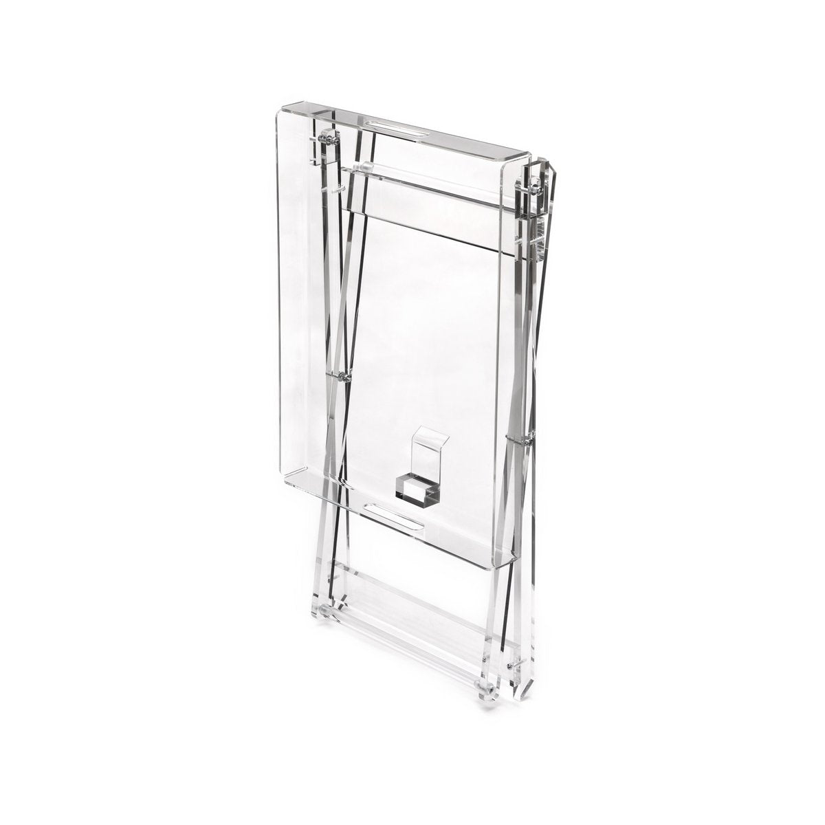 Aulica Beistelltisch aus Acryl – transparenter klappbarer Design-Tisch