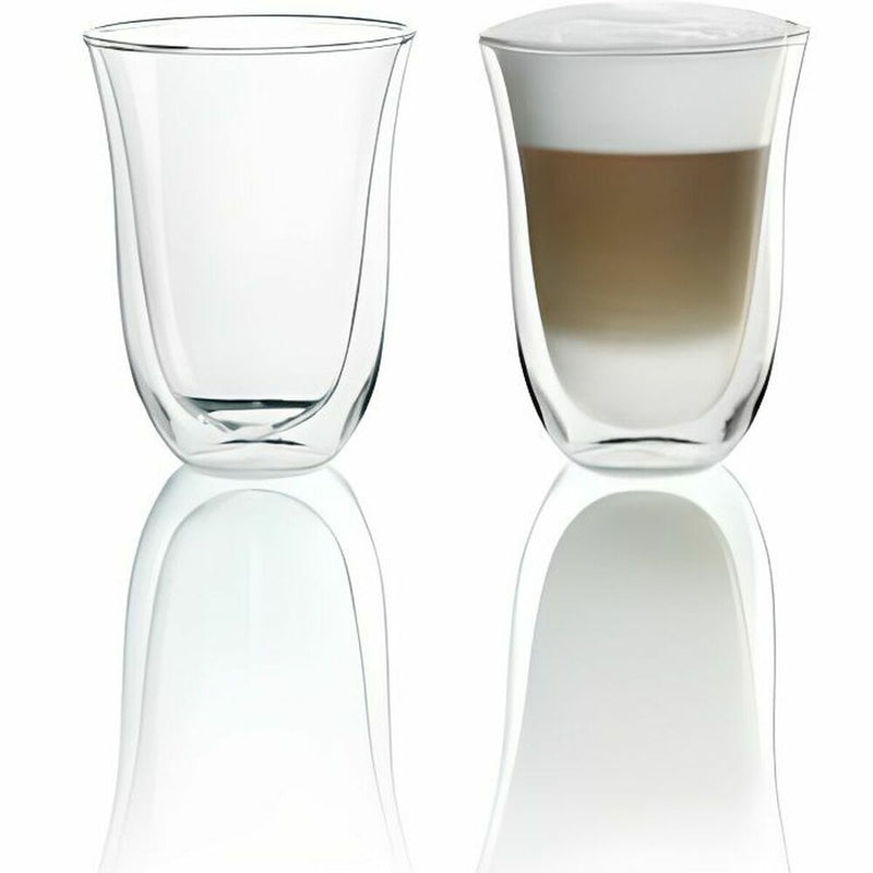 De’Longhi Thermogläser – 2er Set doppelwandige Latte Macchiato Gläser 220 ml