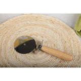 Aulica Pizzaschneider aus Edelstahl mit Holzgriff – stilvolles Küchenaccessoire