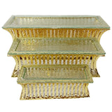 Aulica Dessert-Etagere Set Gold – 3-teiliges Präsentationsset