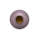 Pip Studio Metallvase Rosa gestreift – dekorative Design-Vase