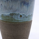 Bluvio Quadra Handmade Ceramic Smoked Grey Stoneware Tall Ceramic Cup