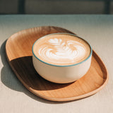 KUMO Flat White Tasse blau