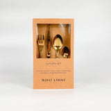 Milan Gold Stainless Steel Cutlery Sets x16/24 pieces