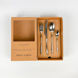 Monaco Silver Stainless Steel Cutlery Sets x16/24 pieces