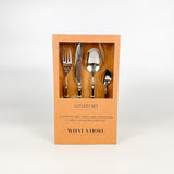 Monaco Silver Stainless Steel Cutlery Sets x16/24 pieces