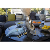 Aulica Fischvase Gold – dekorative Design-Vase aus Aluminium