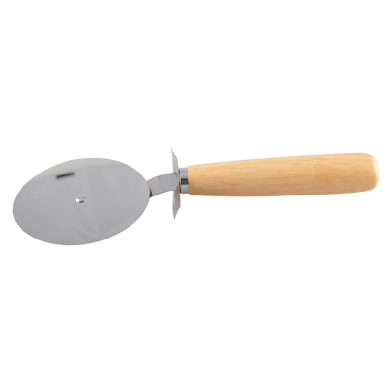 Aulica Pizzaschneider aus Edelstahl mit Holzgriff – stilvolles Küchenaccessoire
