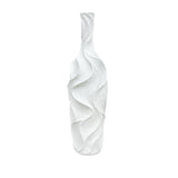 Aulica Designvase Weiß 89 cm – moderne Polyresin-Vase mit skulpturaler Form