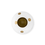Pip Studio Metallvase Dots Weiß-Gold 32 cm