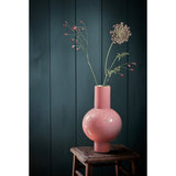 Pip Studio Metallvase Rosa – skulpturale Design-Vase mit modernem Charme