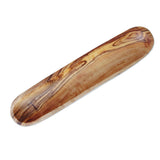 Baguette- & Olivenschale aus Olivenholz 30 cm – handgefertigtes Unikat aus Deutschland