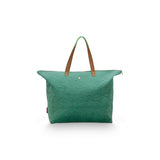 Pip Studio Tilda Tote Bag Large Velvet Quilted Days Green