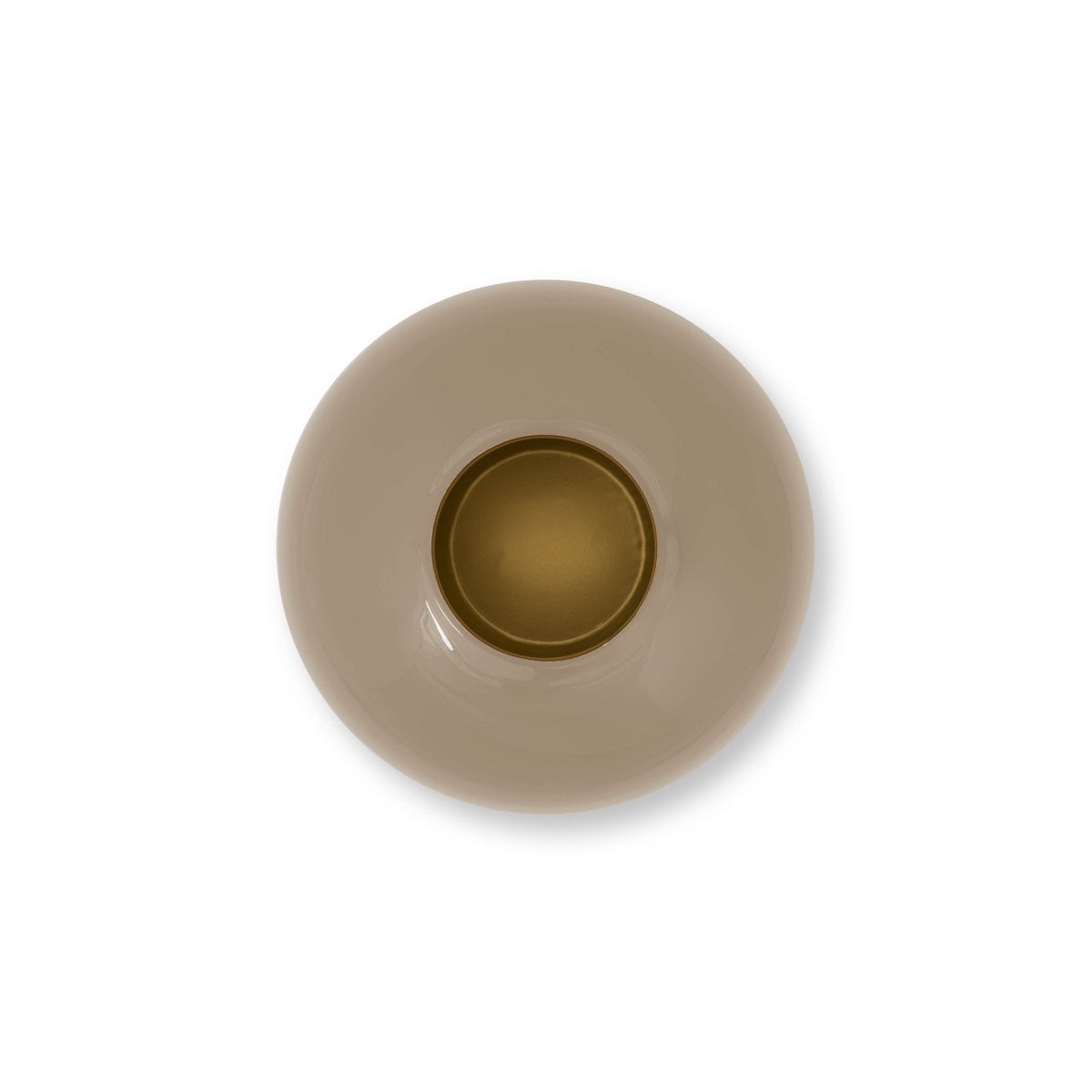 Pip Studio Metallvase Beige – elegante Design-Vase mit zeitloser Ruhe