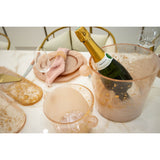 Aulica Champagnerkühler Rosa-Gold – eleganter Flaschenkühler aus Harz