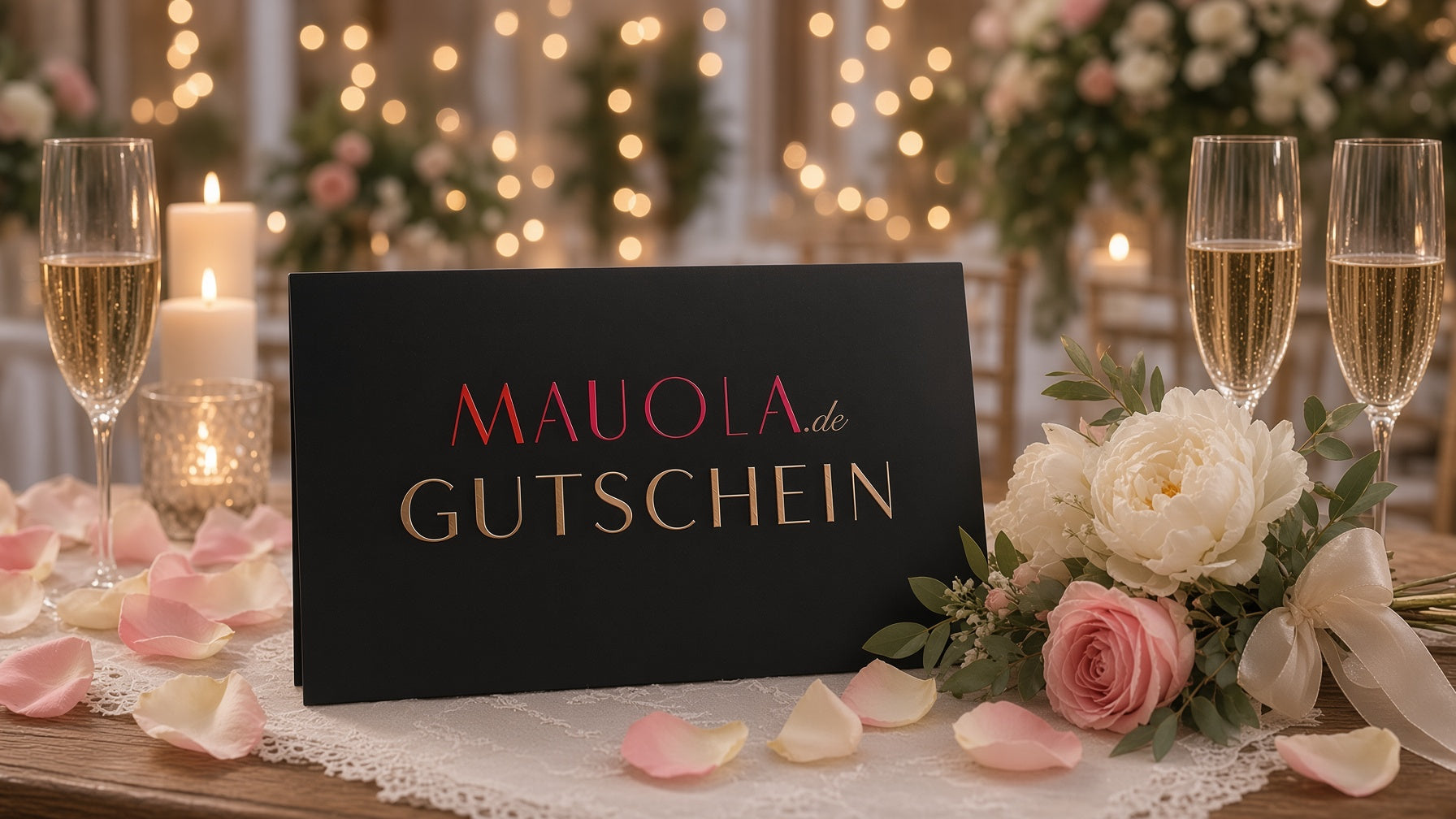 Geschenkegutschein zur Hochzeit