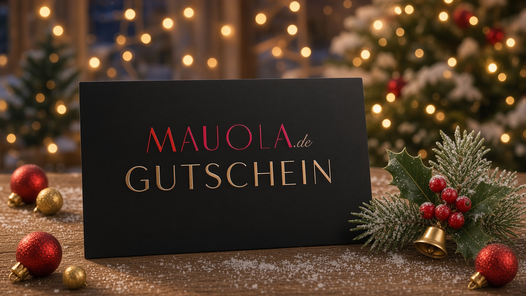 Geschenkegutschein fuer Weihnachten