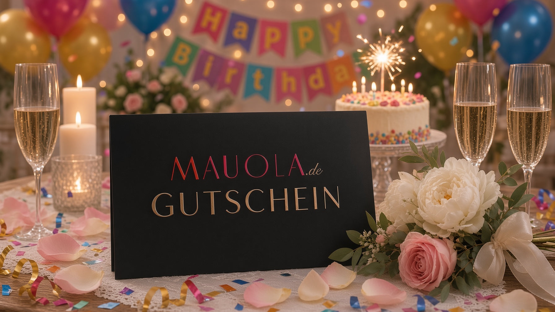 Geschenkegutschein zum Geburtstag