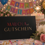 Geschenkegutschein zum Geburtstag