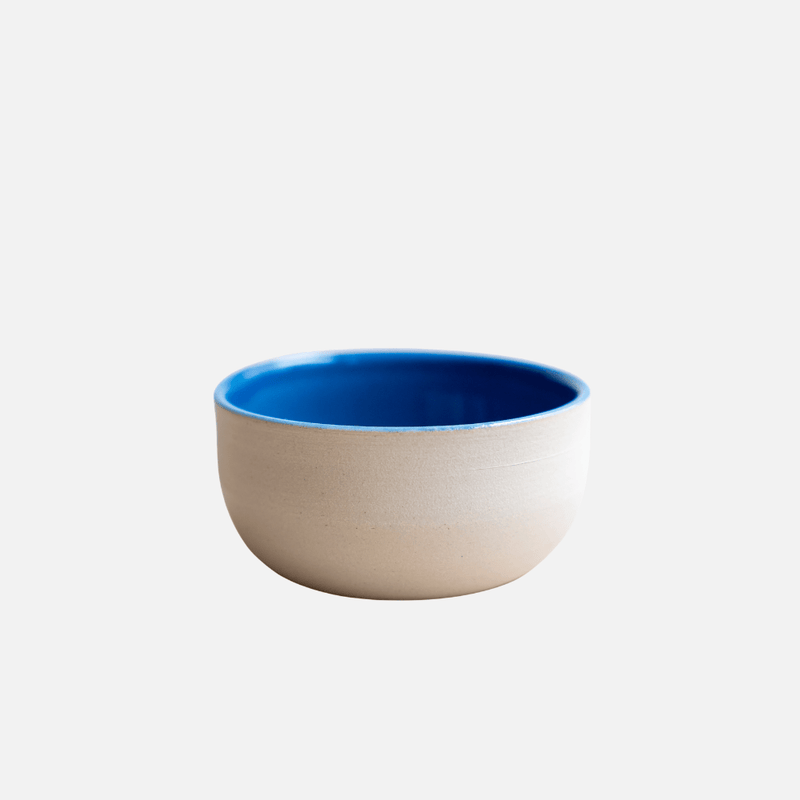 KUMO Flat White Tasse Blau | Handgemachte Keramiktasse